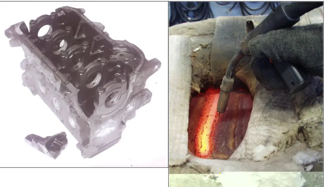 Hình 5-4. Phương pháp hàn nóng gang trong lò nung 