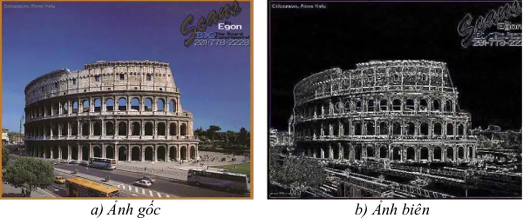 Hình  2.4: Biên ảnh với toán tử Prewitt 