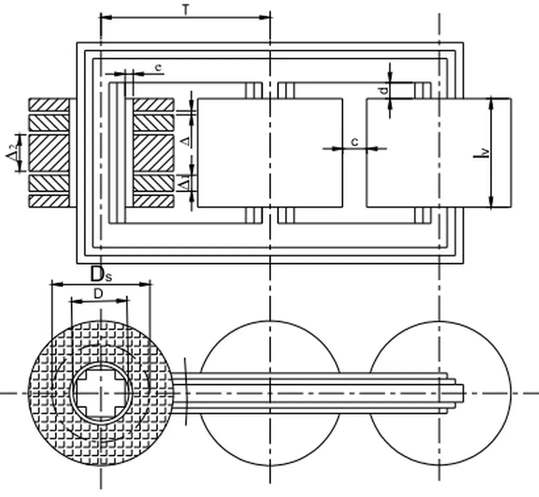 Hình 2.1: Kích thước cơ bản và khoảng cách 