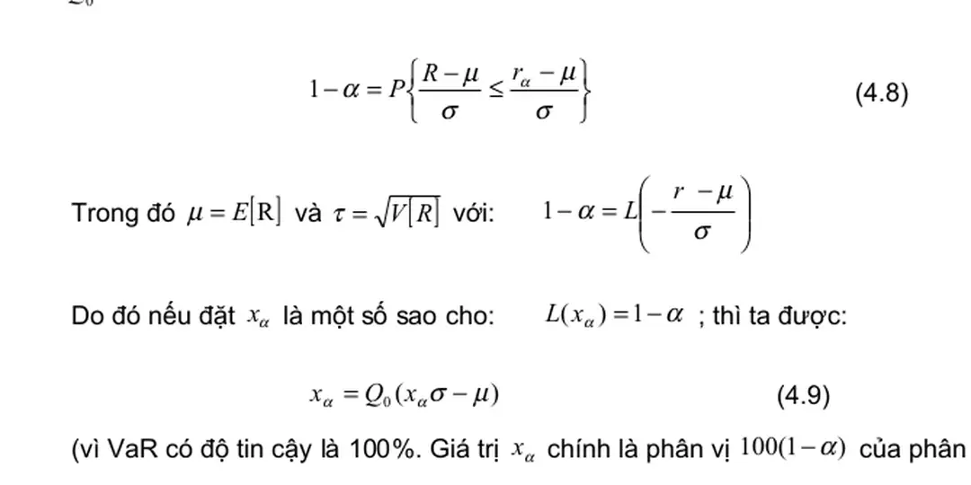 BẢNG PHÂN VỊ CỦA PHÂN PHỐI CHUẨN