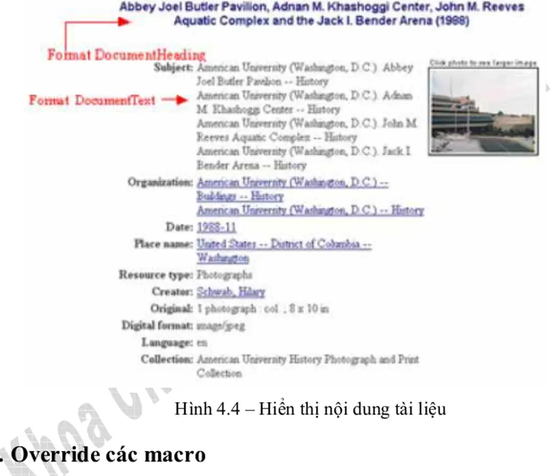 Hình   4.4 – Hiển thị nội dung tài liệu 