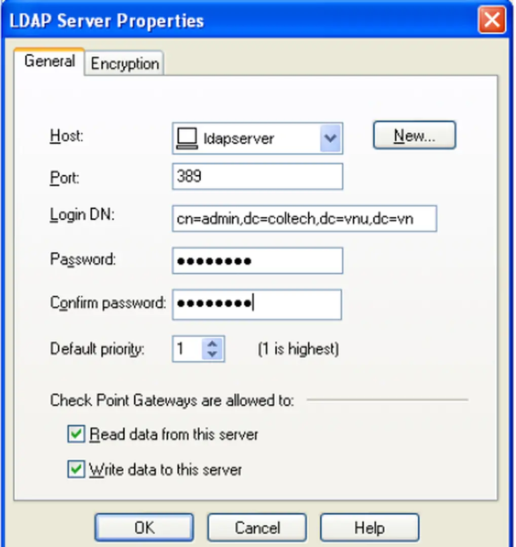 Hình 29. LDAP Server Properties