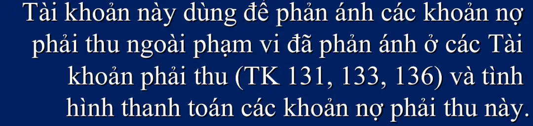 Hình thanh toán các khoản nợ phải thu này.