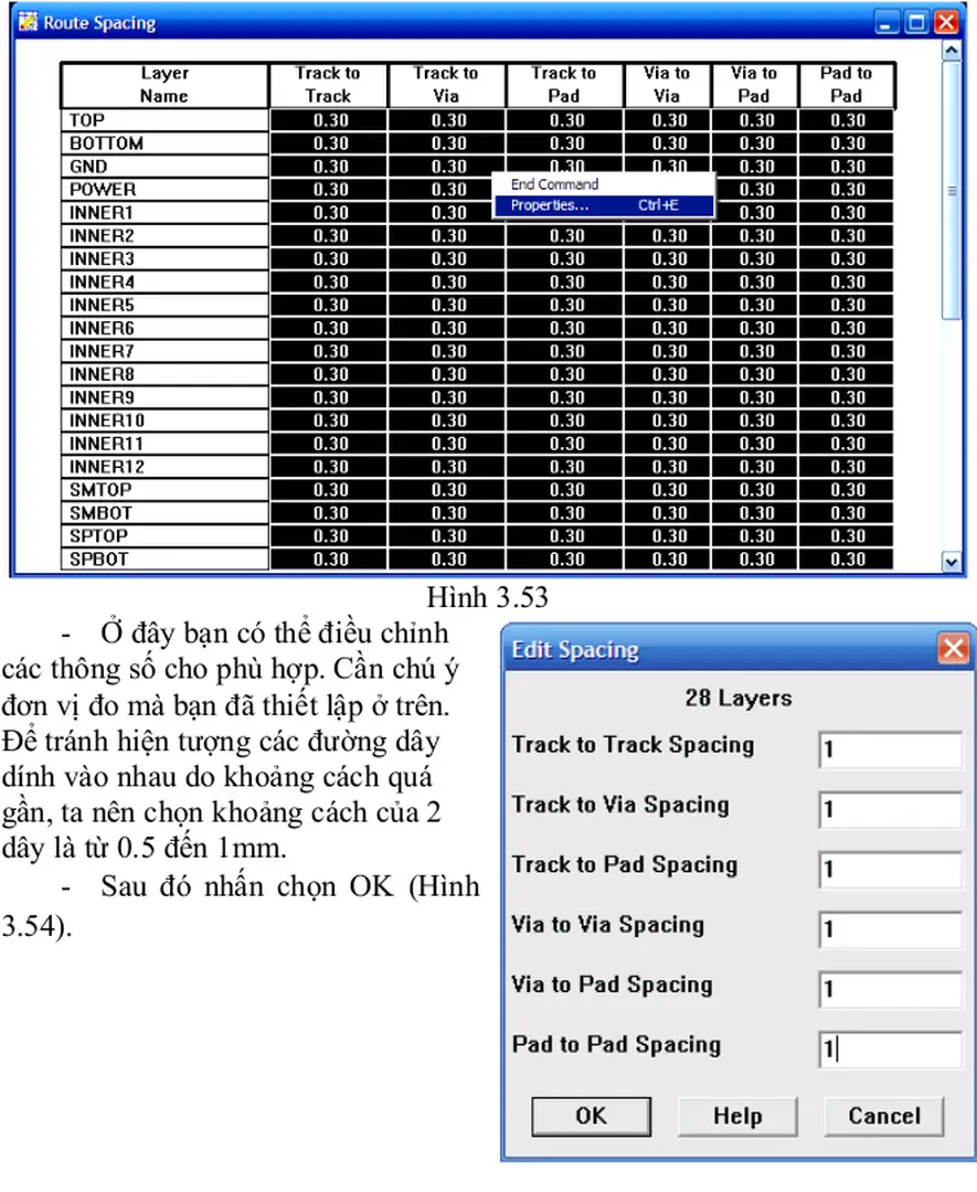 Hình 3.53 -  Ở đây bạn có thể điều chỉnh 