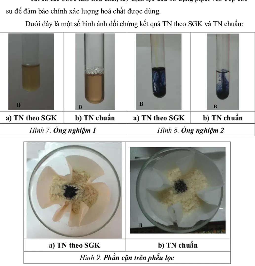 Hình 7. Ống nghiệm 1 Hình 8. Ống nghiệm 2