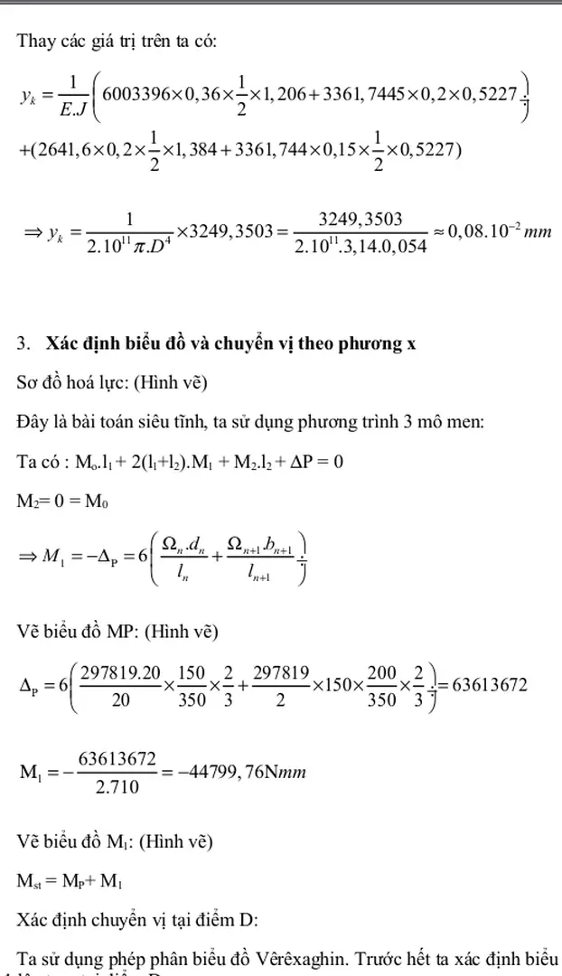 Sơ đồ hoá lực: (Hình vẽ)