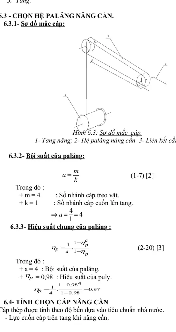   6.3.1- Sơ đồ mắc cáp: