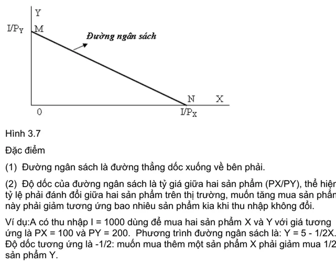 Hình 3.7 Đặc điểm 