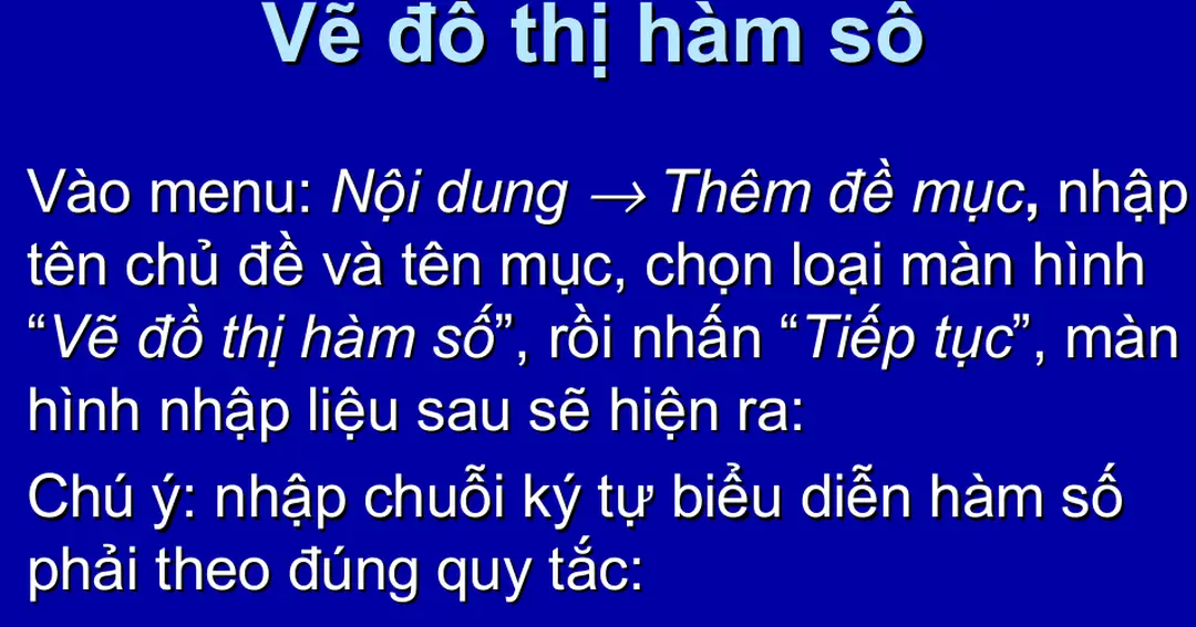Hình nhập liệu sau sẽ hiện ra: