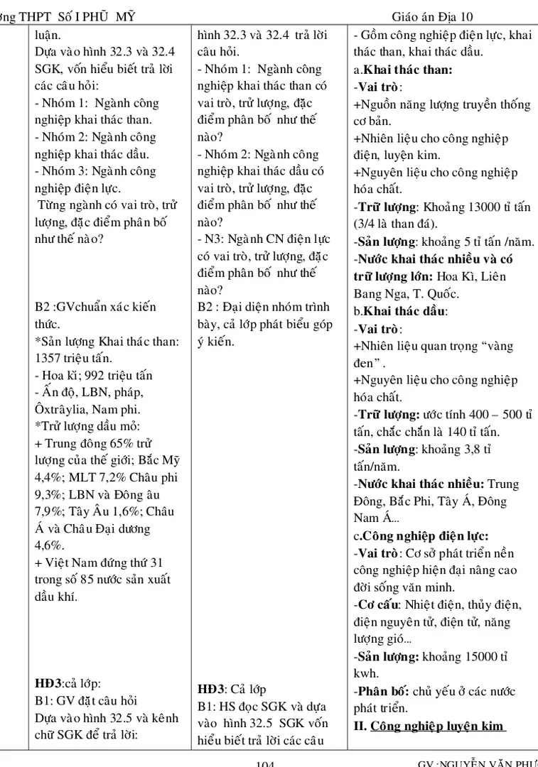 Hình 32.3 và 32.4  trả lời  câu hỏi. 