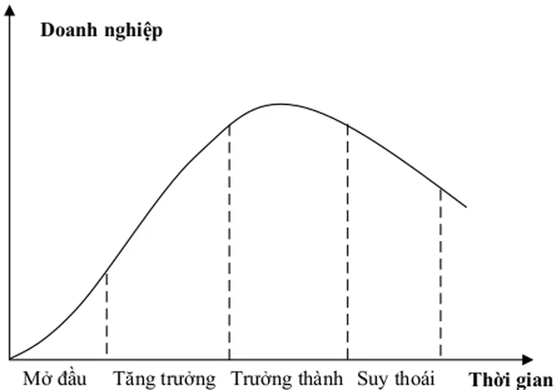 Hình 4.2: Chu kỳ sống sản phẩm