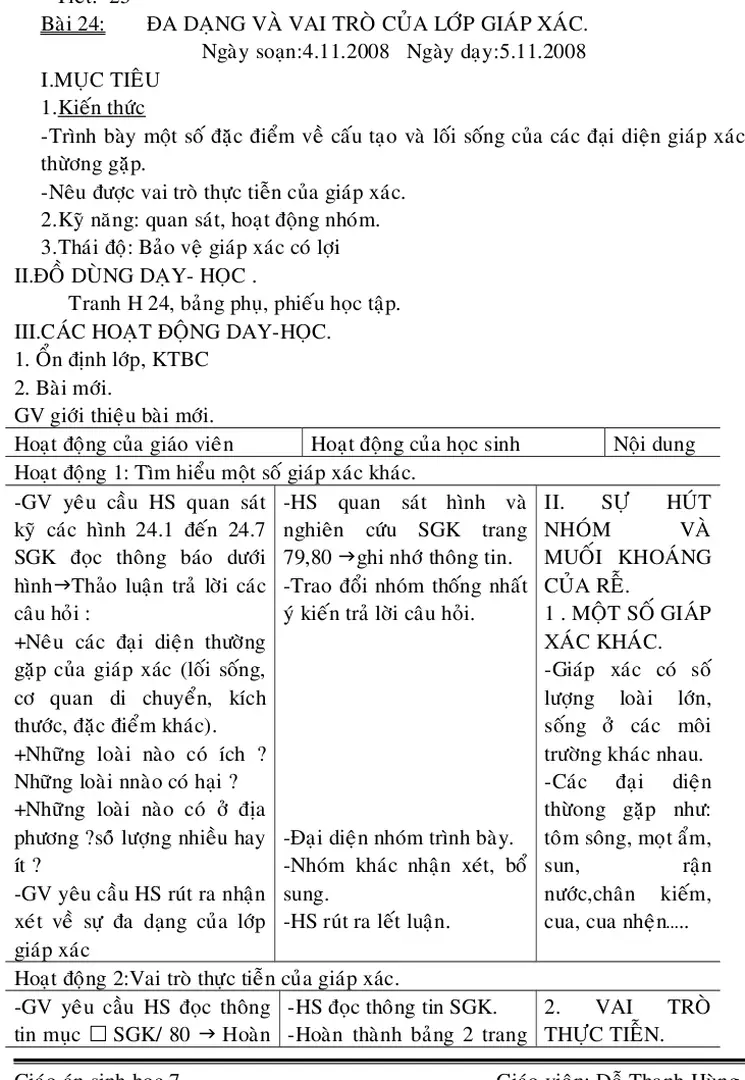 Tranh H 24, bảng phụ, phiếu học tập.