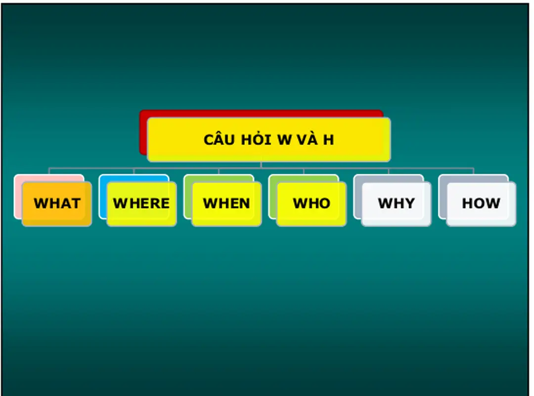 BẢNG TRẢ LỜI CÂU HỎI W VÀ H