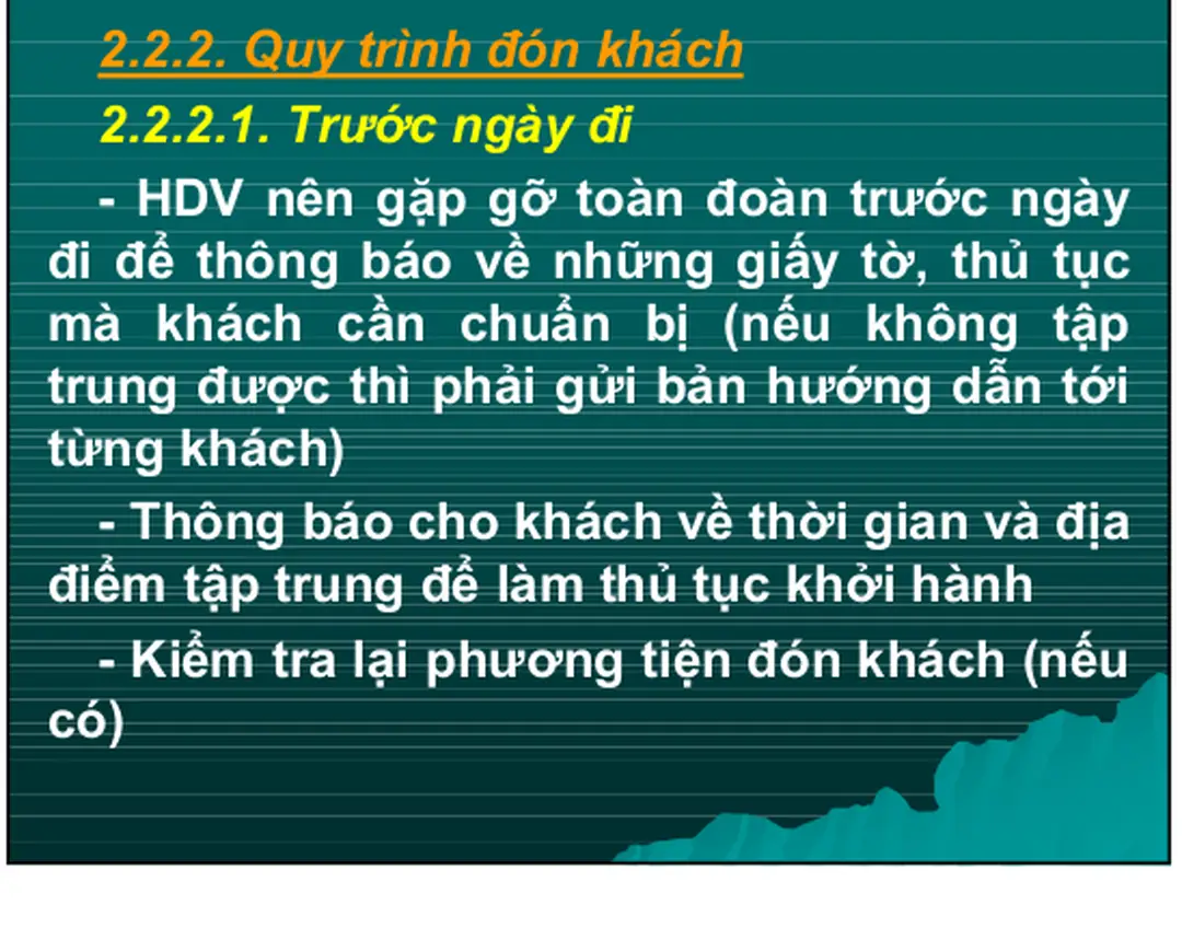 Hình thức 1. Đón khách tại nhà
