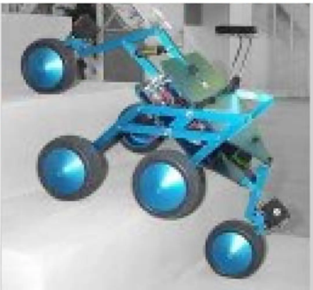 Hình  5-2. Robot di chuyển bằng bánh xe 