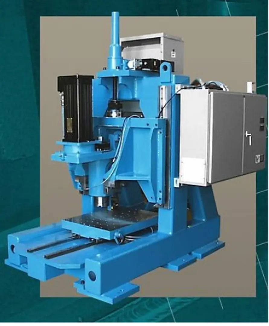 Hình 1.5. Máy hàn ma sát khuấy trục chính phương đứng