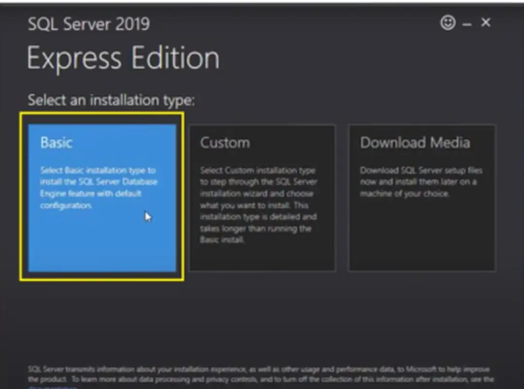 Hình  1-11: Cửa sổ cài đặt SQL Server 2019 