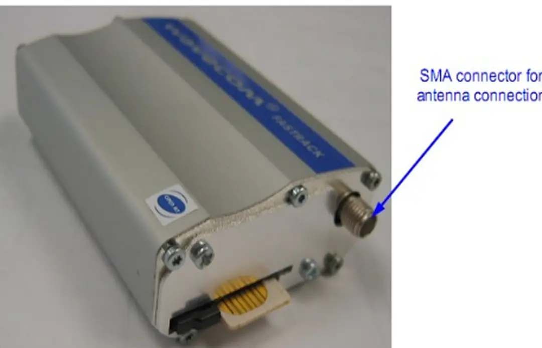 Hình 4.2: kết nối SMA cho anten